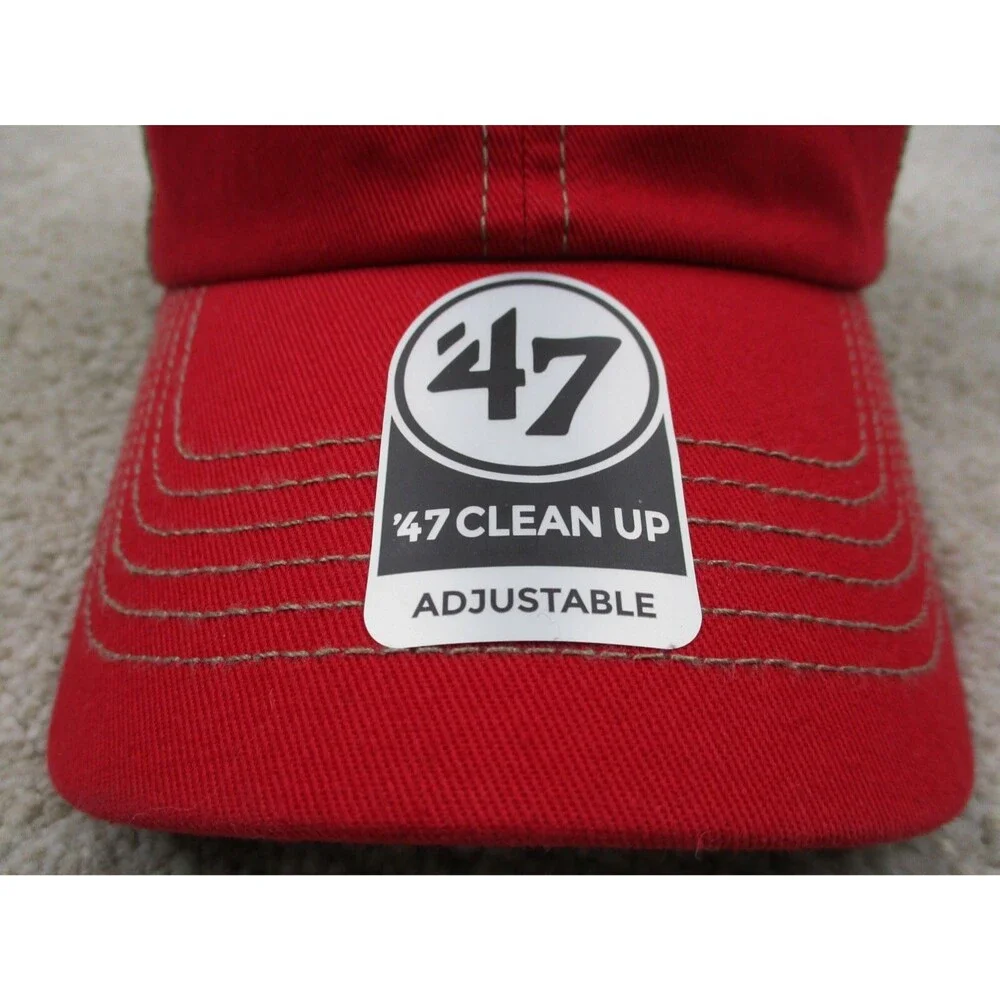 Anaheim Angels Hat Cap Snap Back Mens One Size Adjustable Red '47 Baseball